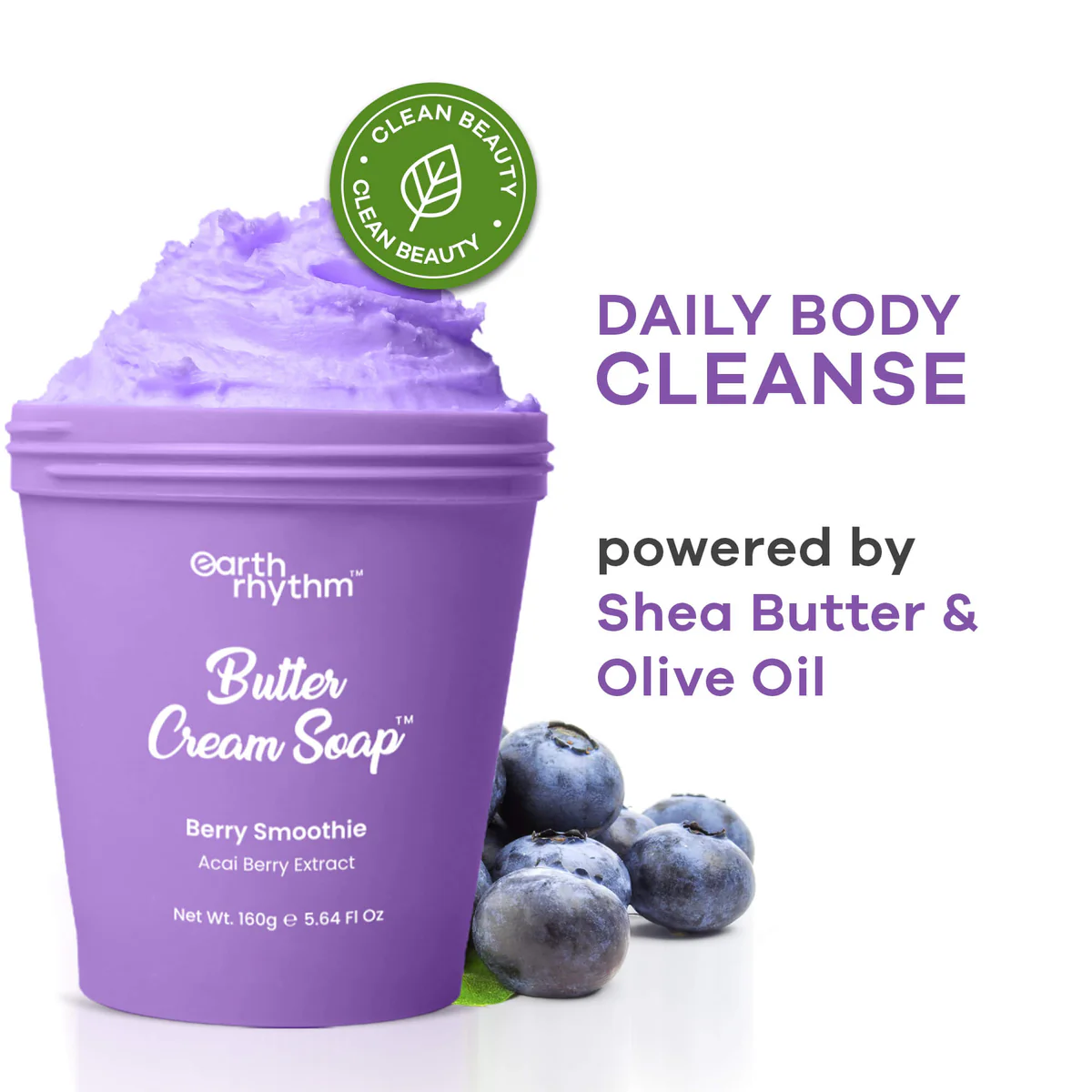 BERRY SMOOTHIE BUTTER CREAM SOAP – 160 gm